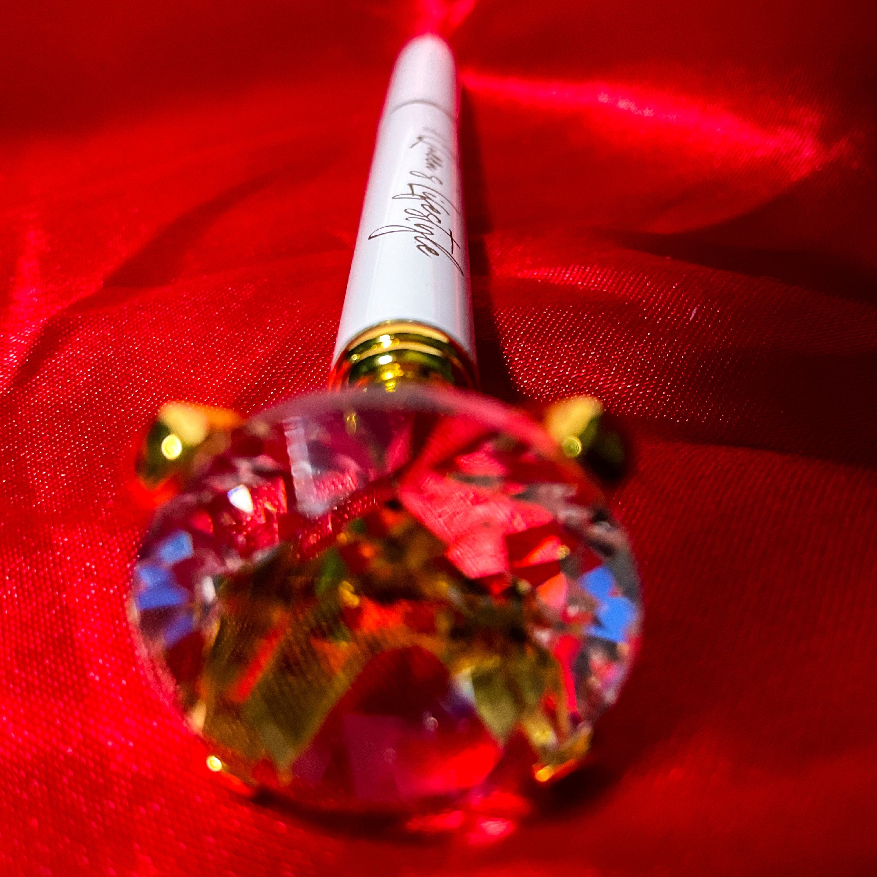 Shiny Diamond Button Crystal Pen - Elegant Ballpoint Writing – CHL